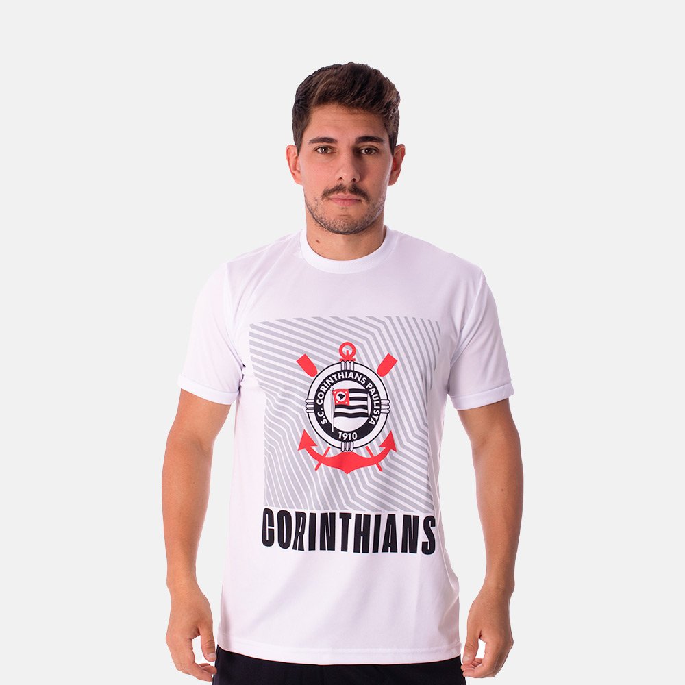 Camiseta Corinthians Retrô Geometric SCCP