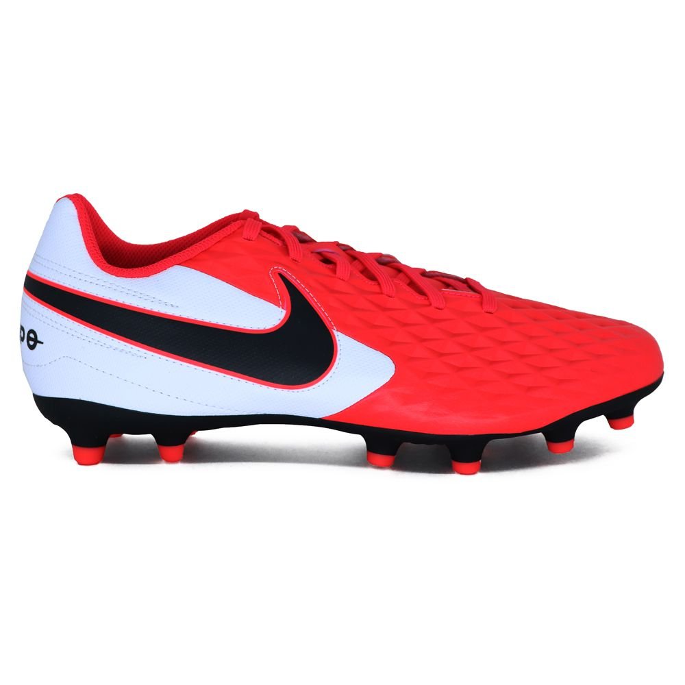 Chuteira Nike Tiempo Legend 8 Club Branco E Vermelho