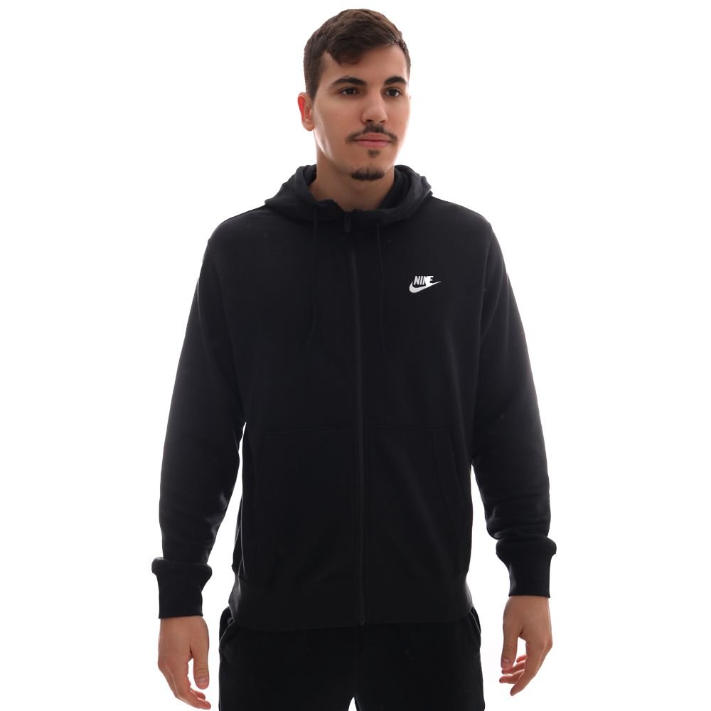 Jaqueta Nike Sportswear Club Hoodie Preto