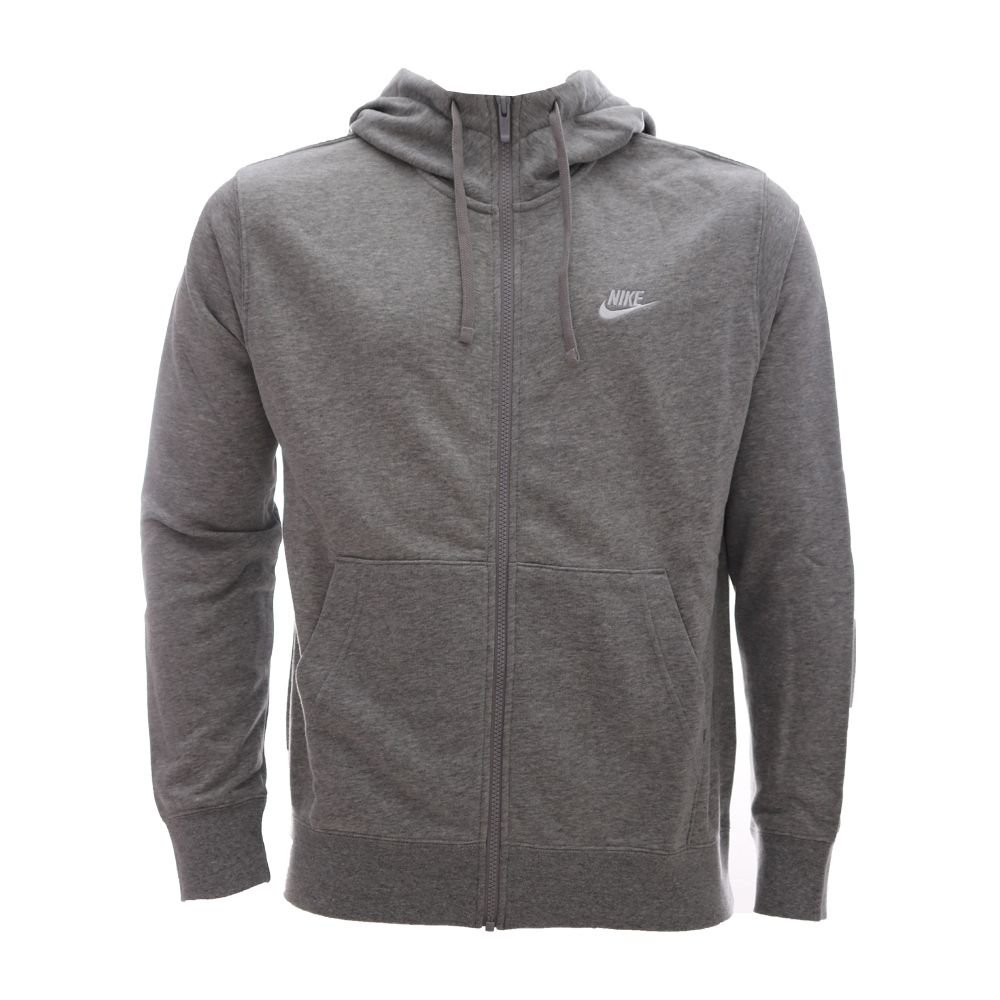 Jaqueta Nike Sportswear Club Hoodie Cinza