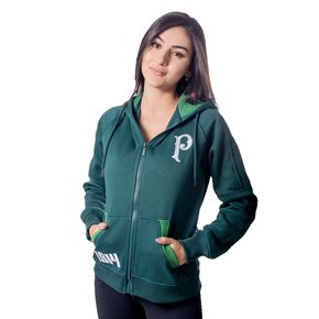 Jaqueta Moletom Palmeiras Logo Feminina