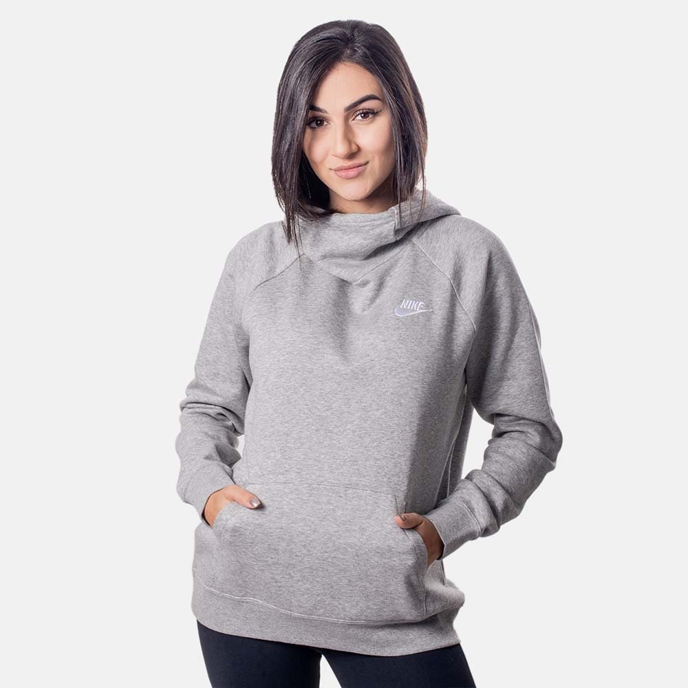 Moletom Nike Essential Feminino Cinza