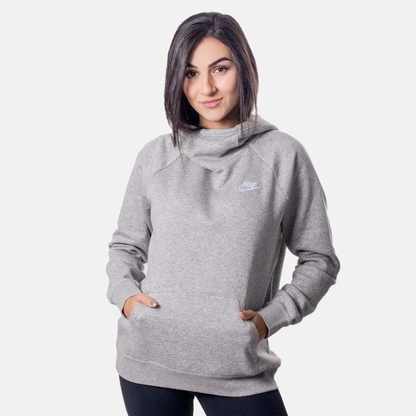 Moletom Nike Essential Feminino Cinza