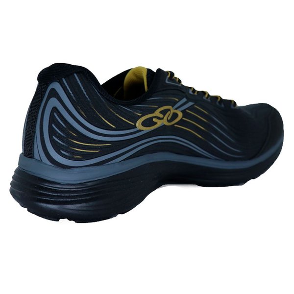 Tênis Olympikus Dash Preto E Dourado