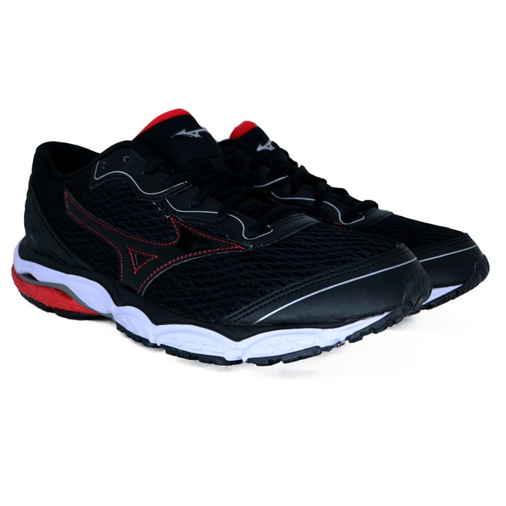 Tênis Mizuno Wave Mirai 2 Preto E Vermelho
