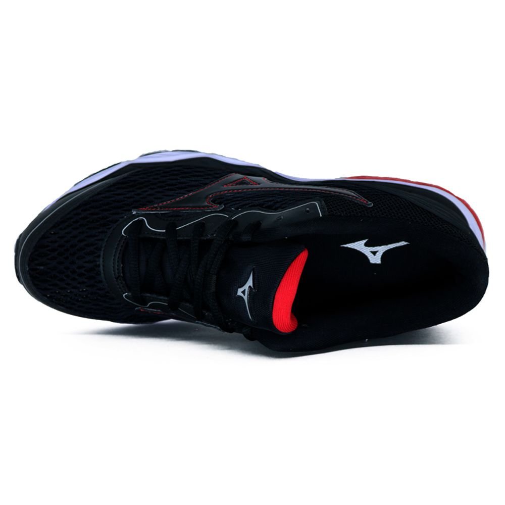 Tênis Mizuno Wave Mirai 2 Preto E Vermelho