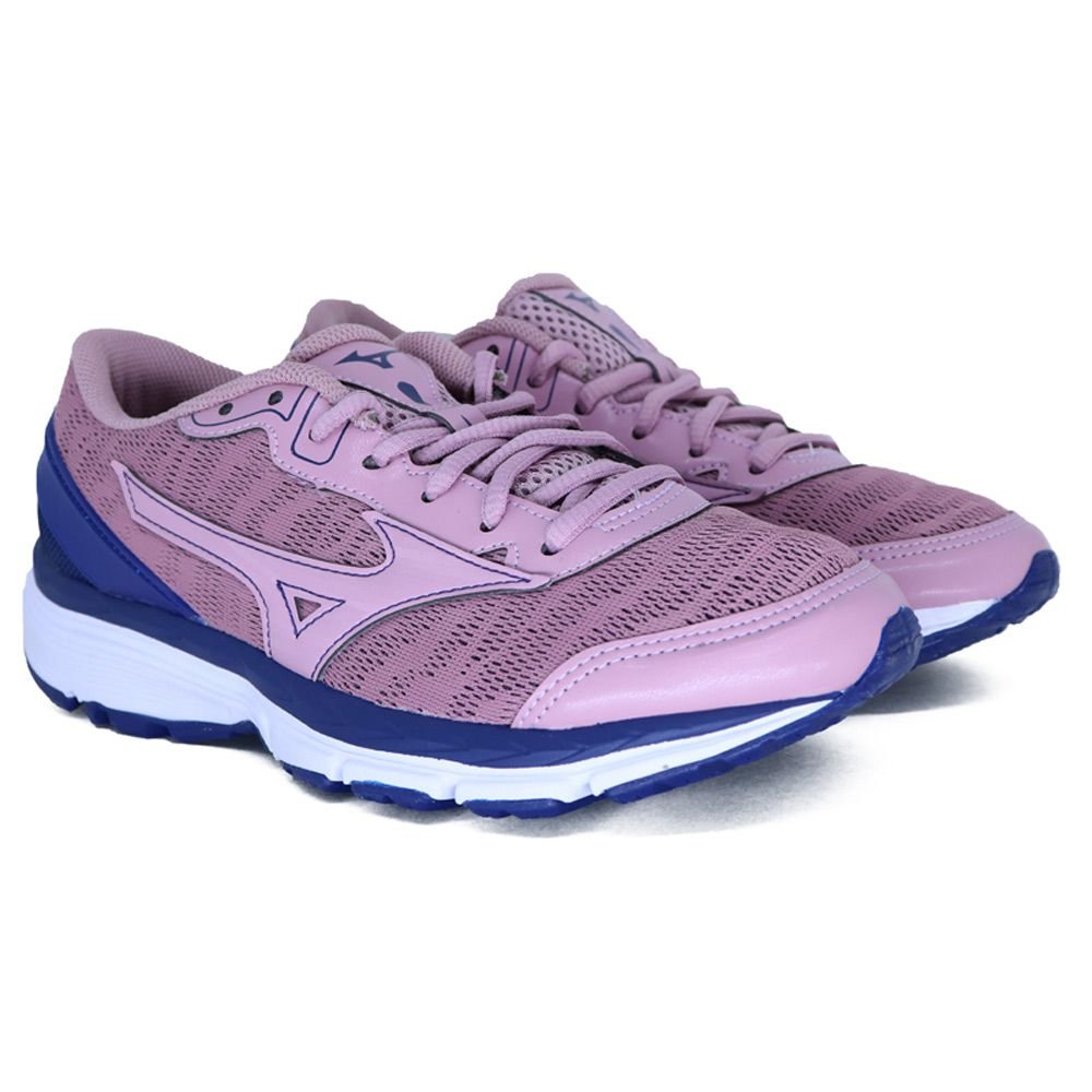 Tênis Mizuno Brave 3 Feminino Lilas E Marinho