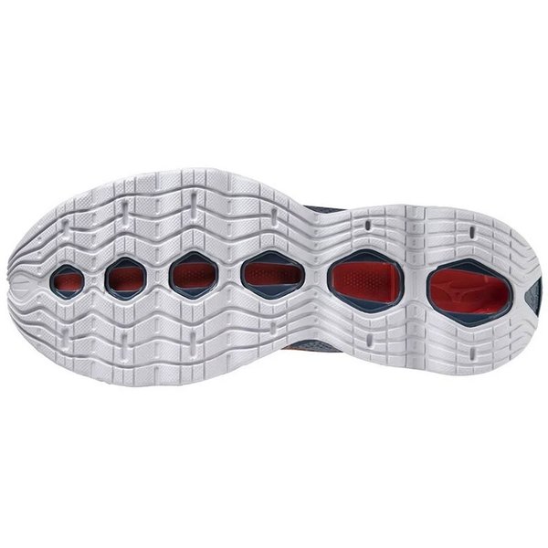 Azul Mizuno Prophecy Cinza E Laranja Tênis Mizuno Wave Prophecy 11