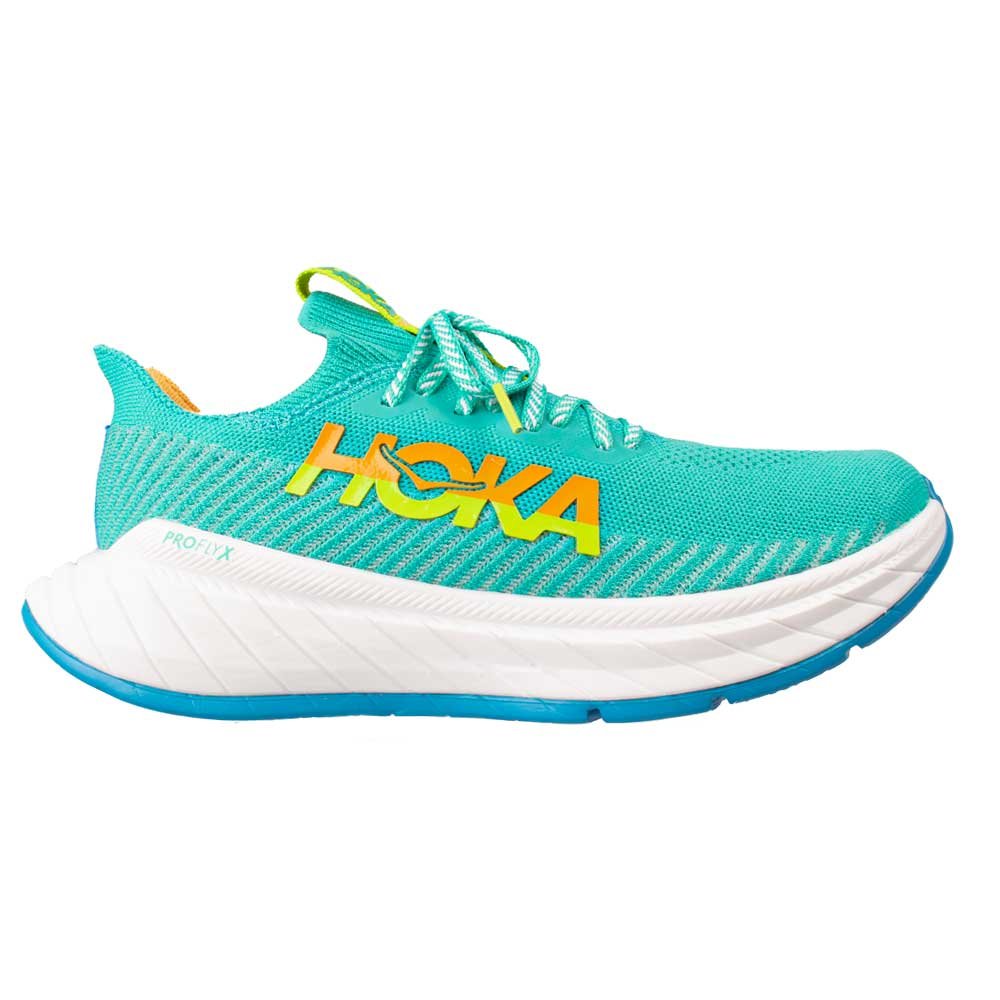 カホン　ミントグリーン　3 Tênis Hoka Carbon X 3 Alta Performance Verde