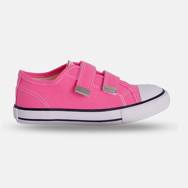 Tênis Diversão Canvas Velcro Color Infantil Chiclete