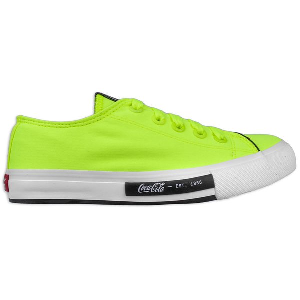 Tênis Coca Cola Daytona Neon Amarelo Feminino
