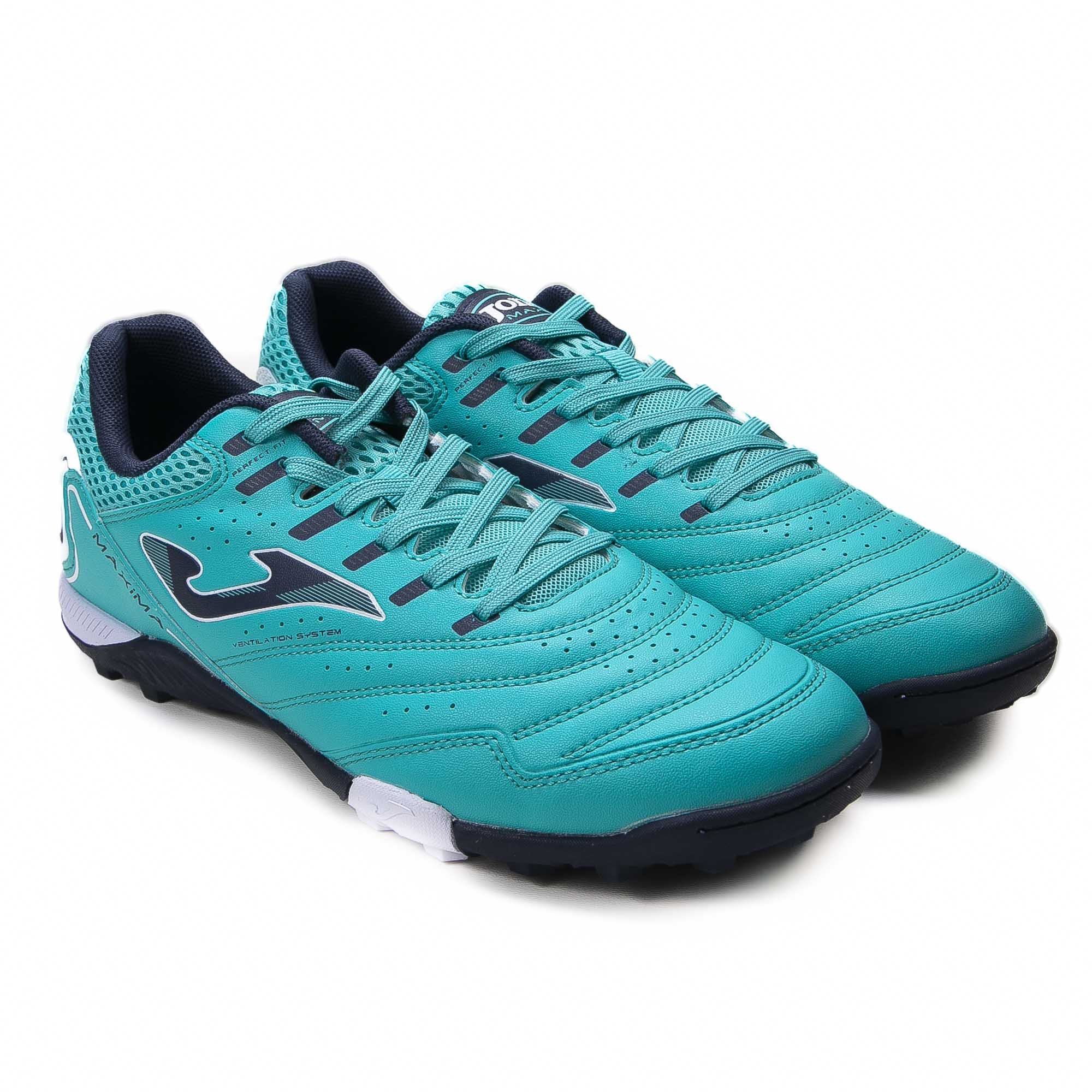 Chuteira Joma Máxima Society Azul Turquesa