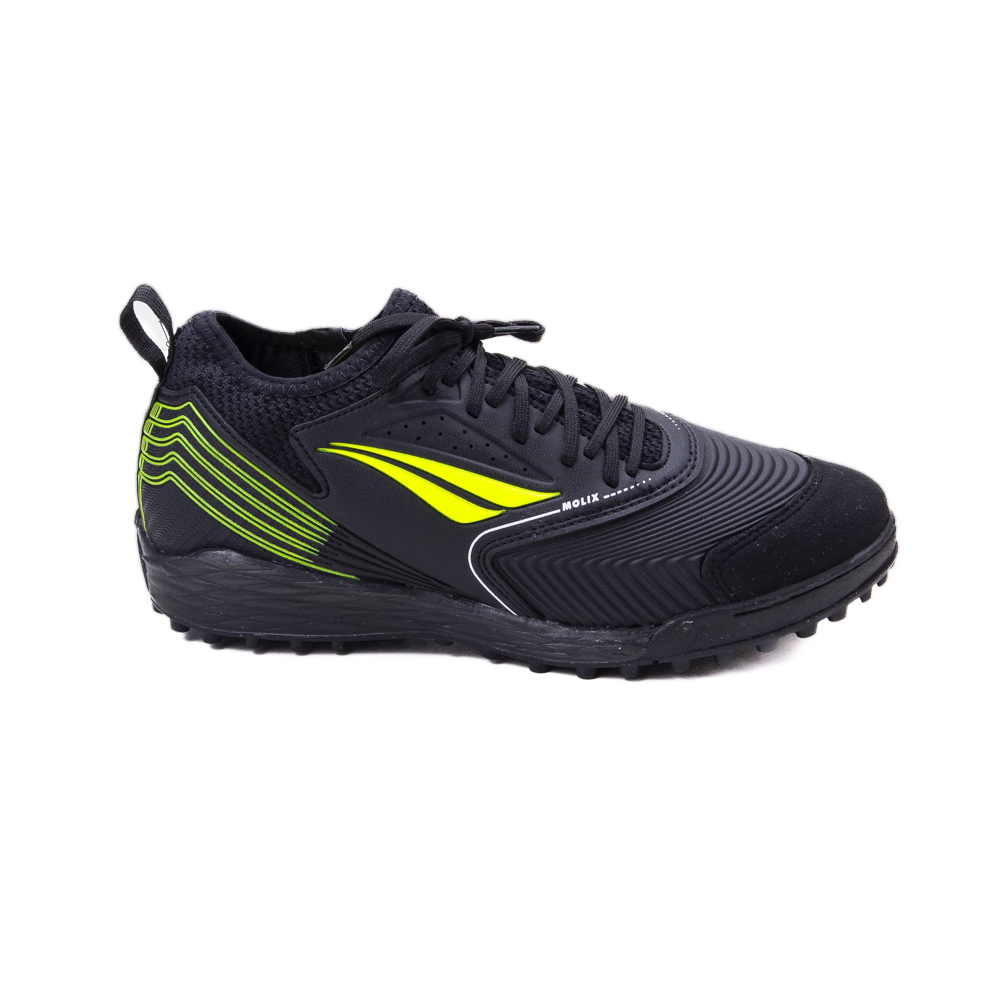 Chuteira Penalty SE7E Pro Molix Locker Y-1 Society Preto