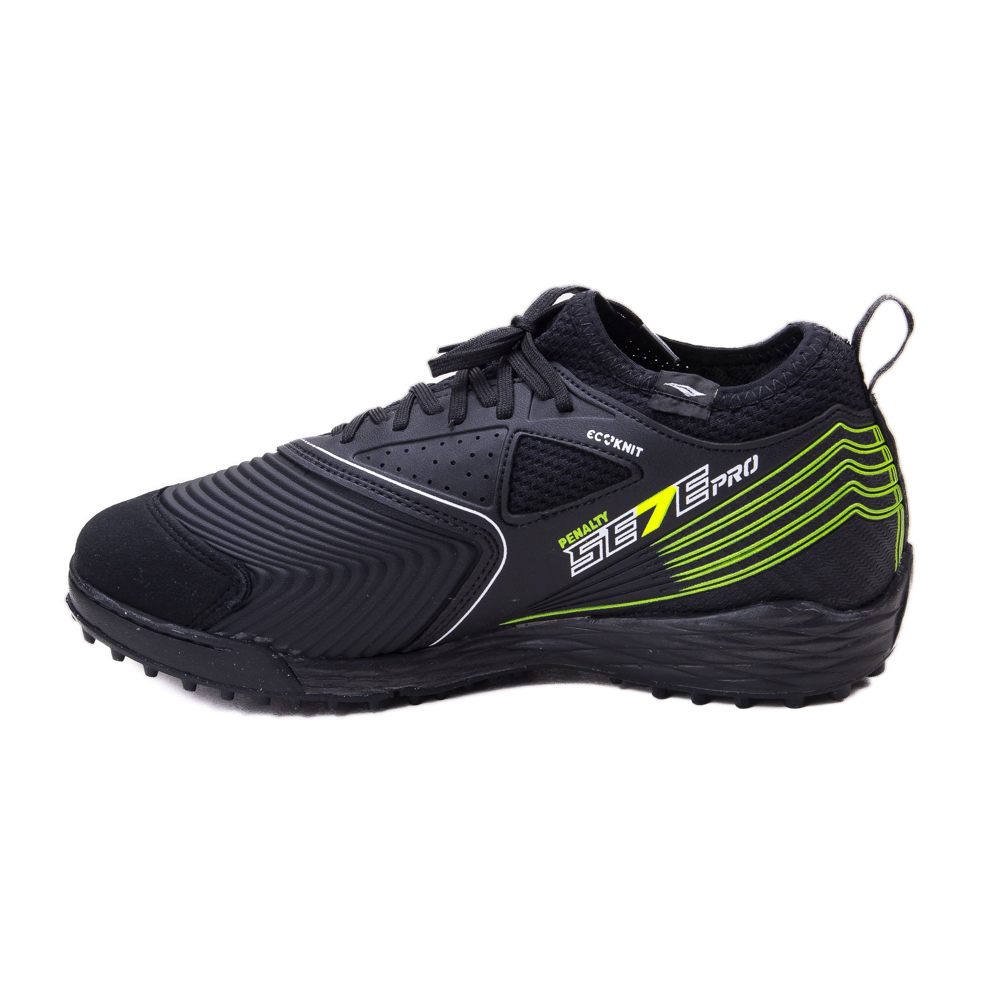 Chuteira Penalty SE7E Pro Molix Locker Y-1 Society Preto