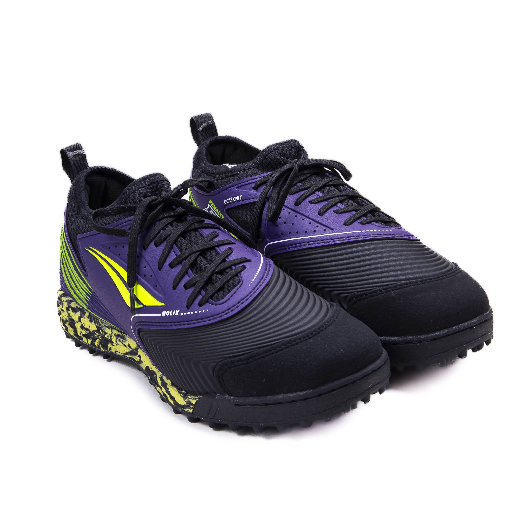 Chuteira Penalty SE7E Pro Molix Locker Y-1 Society Preto